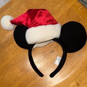 Mickey Mouse Santa Hat Ears Disney Parks